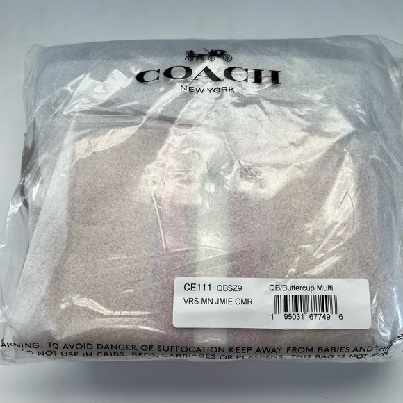 Coach Mini Jamie Camera Bag With Varsity Stripe - Picture 8 of 9